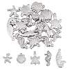 20Pcs 5 Style 201 & 304 Stainless Steel Charms STAS-UN0029-47-1