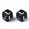 Opaque Acrylic Beads LS-SACR-N002-01L-3