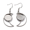 Tarnish Resistant 201 Stainless Steel Earring Hooks LS-STAS-Z036-05P-1