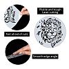 PET Plastic Drawing Painting Stencils Templates DIY-WH0286-005-3