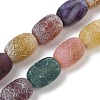 Natural Weathered Agate Beads Strands G-NH0047-B07-02-2