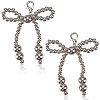 Plastic Imitation Pearl Bowknot Shoe Charms DIY-WH20002-152C-6