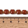 Natural Red Jasper Beads Strands GG-CBA96AE-A01-6x6mm-5