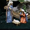 3Pcs Sharprepublic Christmas Nativity Resin Display Decorations PW-WGF29AF-01-5