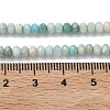 Natural Flower Amazonite Beads Strands G-L651-B02-4x3mm-5