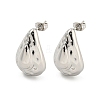 Rack Plating Brass Stud Earrings EJEW-M247-23P-1