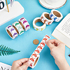 14 Rolls 7 Colors Stickers Roll DIY-PH0032-85-3