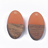 Resin & Walnut Wood Pendants RESI-S358-71E-2