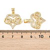 Mother's Day Brass Cubic Zirconia Pendants KK-L251-07G-03-3