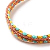 Polyester Braided Adjustable Cord Bracelet BJEW-A099-03-3