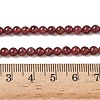 Natural Garnet Beads Strands X-G-Z104-A01-4mm-5