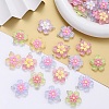Transparent Resin Pendants RESI-A046-05A-1