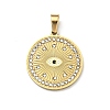 304 Stainless Steel Enamel Pendants STAS-H255-01F-G-1