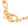 Unisex PVD Vacuum Plating 304 Stainless Steel Figaro Chain Bracelets BJEW-H541-06A-G-2