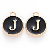 Golden Plated Alloy Charms ENAM-SZ0001-25B-J-2