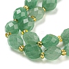 Natural Gemstone Green Aventurine Beads Strands G-N342-56-4