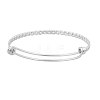 Tarnish Resistant 304 Stainless Steel Expandable Bangle STAS-Q204-PJ019-55-1