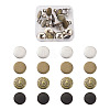 16sets 4 Styles Iron Button Pins for Jeans PALLOY-KS0001-07-1