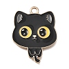 Alloy Enamel Pendants FIND-E047-02KCG-01-1
