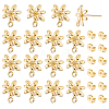 16Pcs Brass Stud Earrings Findings KK-DC0005-20-1