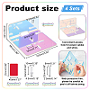 Acrylic Wall-Mounted Adhesive Camera Display Shelf with Iron Screw ODIS-WH0002-86C-2