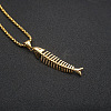 304 Stainless Steel Pendant Necklaces WG15BE9-01-2