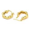 Ion Plating(IP) 304 Stainless Steel Twist Hoop Earrings EJEW-B026-06G-2