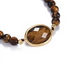 Natural Tiger Eye Braided Bead Bracelets BJEW-JB04210-03-3