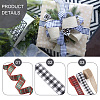 6 rolls 6 Style Polyester Ribbons OCOR-PJ0001-005-4