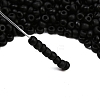 Frosted Opaque 8/0 Glass Seed Beads X-SEED-R029-3mm-A07-4