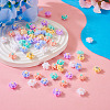 120Pcs 6 Colors Opaque Resin Cabochons CRES-TA0001-28-6