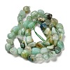 Natural Chrysocolla and Lapis Lazuli Beads Strands G-P497-01E-41-3