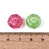 Transparent Acrylic European Beads OACR-Q200-16-4