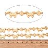 304 Stainless Steel Butterfly & Rhombus Link Chains SA-CBAE0F2-10G-2