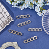 6Pcs Chain Shape Alloy Adjustable Jean Pins AJEW-GF0009-70P-4