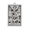 Non-Tarnish 201 Stainless Steel Pendants STAS-S105-LA211-3-1