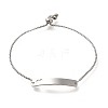 Non-Tarnish 304 Stainless Steel Box Chain Slider Bracelets LS-BJEW-M233-05P-1