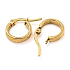 PVD Vacuum Plating 202 Stainless Steel Hoop Earring EJEW-H003-36G-02-2