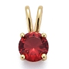 Brass Micro Pave Cubic Zirconia Pendants KK-P192-04-G02-1