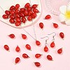 40Pcs 2 Colors ABS Plastic Pearl Pendants FIND-FS0005-19-5
