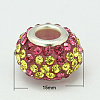 Resin Rhinestone European Beads GPDL-C004-04S-1