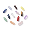Natural & Synthetic Mixed Gemstone Double Terminal Pointed Beads G-G012-03-1
