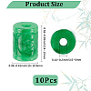 10Pcs Natural Myanmar Jade Beads G-SP0001-50-2
