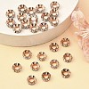 Brass Rhinestone Spacer Beads X-RB-A020-7mm-01RG-4