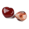 Natural Red Agate Heart Love Healing Stones G-G125-01B-2