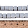 Opaque Glass Beads Strands GLAA-R041-8x8mm-C07-4