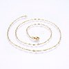 304 Stainless Steel Cable Chains Necklaces MAK-L015-26B-2