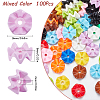 100Pcs Opaque Acrylic Beads MACR-SC0001-63-2