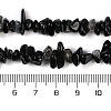 Dyed & Heated Natural Black Agate Beads Strands G-G905-21-4