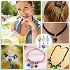 30Pcs 6 Colors Electroplated Glass European Dangle Charms PALLOY-PH01830-5